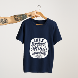 SoulThread “Little Moments Make Big Memories” T-Shirt – Travel &amp; Adventure Memory Tee | Unisex Cotton (Made in India)