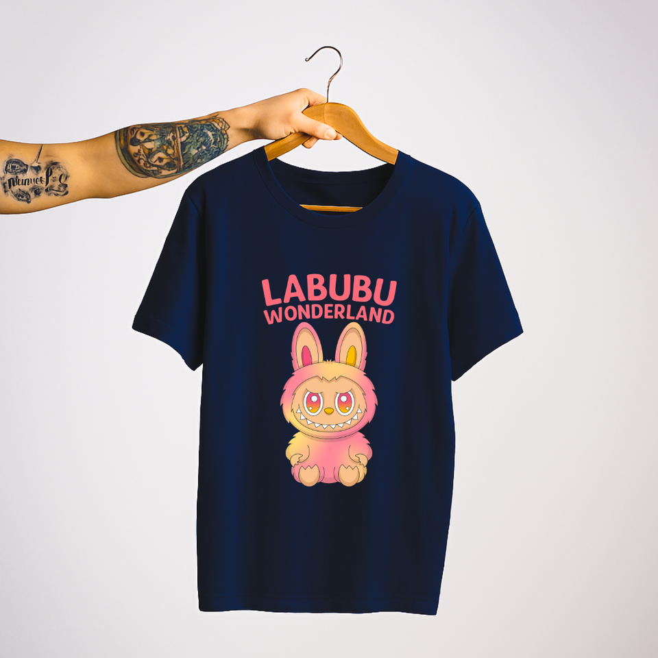 SoulThread Labubu Wonderland T-Shirt| Limited Edition Pastel Monster Tee | Made In India