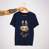 SoulThread “Labubu Prism Edition" T-Shirt  – Limited Black Labubu Tee with Rainbow Smile | Free Shipping