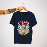 SoulThread “Labubu Wonderland” 🌸 Pastel Labubu Tee – Cute Bow & Flower Collection | Free Shipping | Made In  India
