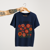 It's Okay To... Self-Kindness Floral Tee | SoulThread Good-Vibes Collection | Free Shipping | Made In India