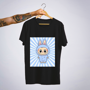 SoulThread “Labubu Skyburst” T-Shirt 🌌 – Limited Edition Blue Monster Tee | 100% Cotton | Free Shipping