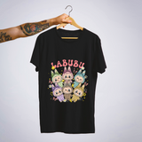 SoulThread “Labubu Wonderland” 🌸 Pastel Labubu Tee – Cute Bow & Flower Collection | Free Shipping | Made In  India