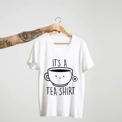 SoulThread “It’s a Tea Shirt” T-Shirt – Funny Cute Tea Pun Tee | 100% Cotton Unisex (Made in India)