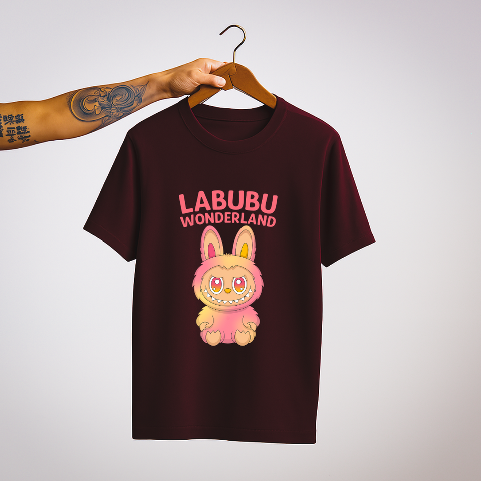 SoulThread Labubu Wonderland T-Shirt| Limited Edition Pastel Monster Tee | Made In India