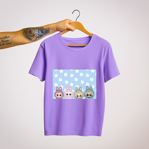 SoulThread “Labubu Starry Squad” T-Shirt 🌟 – Limited Edition 4-Color Labubu Tee | 100% Cotton | Free Shipping
