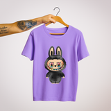 SoulThread “Labubu Prism Edition" T-Shirt  – Limited Black Labubu Tee with Rainbow Smile | Free Shipping