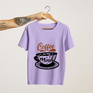SoulThread “Coffee on My Mind” T-Shirt – Caffeine Vibes Cotton Tee | Unisex (Made in India)
