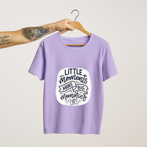 SoulThread “Little Moments Make Big Memories” T-Shirt – Travel &amp; Adventure Memory Tee | Unisex Cotton (Made in India)