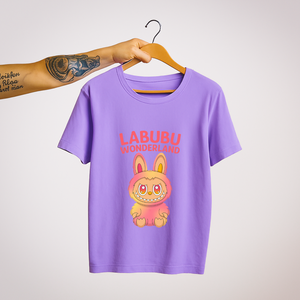 SoulThread Labubu Wonderland T-Shirt| Limited Edition Pastel Monster Tee | Made In India