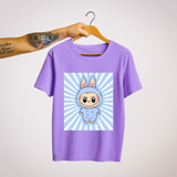 SoulThread “Labubu Skyburst” T-Shirt 🌌 – Limited Edition Blue Monster Tee | 100% Cotton | Free Shipping