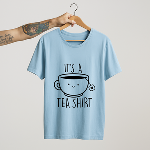 SoulThread “It’s a Tea Shirt” T-Shirt – Funny Cute Tea Pun Tee | 100% Cotton Unisex (Made in India)