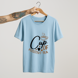 SoulThread “Cup of Positivi-Tea” T-Shirt – Uplifting Chai Lover Cotton Tee | Unisex (Made in India)