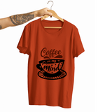 SoulThread “Coffee on My Mind” T-Shirt – Caffeine Vibes Cotton Tee | Unisex (Made in India)