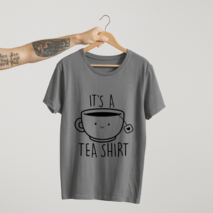 SoulThread “It’s a Tea Shirt” T-Shirt – Funny Cute Tea Pun Tee | 100% Cotton Unisex (Made in India)