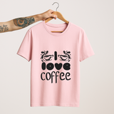 SoulThread “I Love Coffee” T-Shirt – Caffeine Lover Cotton Tee | Unisex (Made in India)