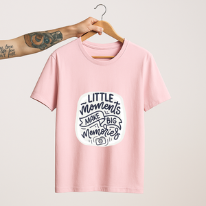 SoulThread “Little Moments Make Big Memories” T-Shirt – Travel &amp; Adventure Memory Tee | Unisex Cotton (Made in India)