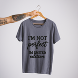 SoulThread "I'm Not Perfect, I'm Limited Edition" ✨ Self-Love Tee | Good-Vibes Collection | Made In India