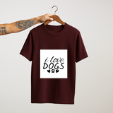I Love Dogs : Unisex Tee