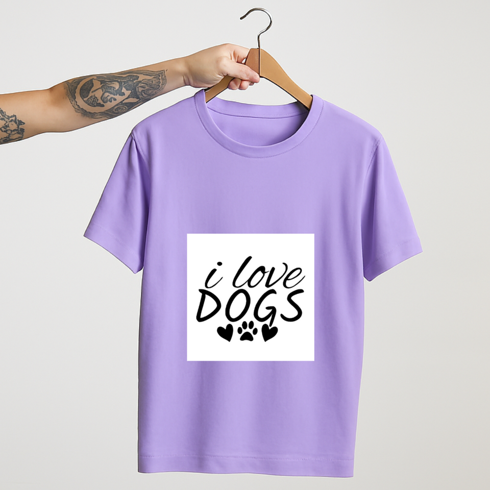 I Love Dogs : Unisex Tee